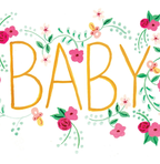 Pink Baby Card