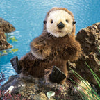 Baby Sea Otter Puppet / Bebe loutre de mer