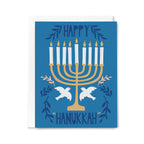 Bright Lights Hanukkah Card