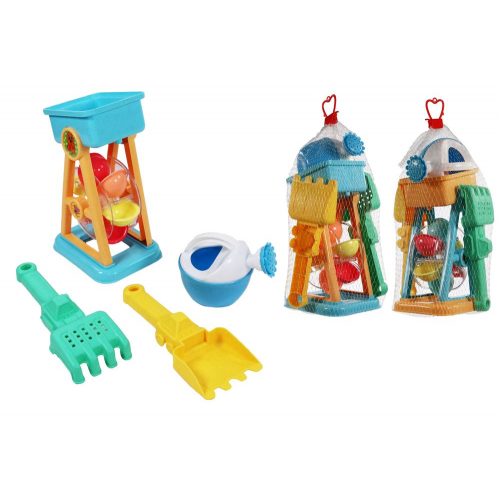 Sand & Water Wheel Beach Set (4‑piece)