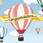 Congrats Balloons Card