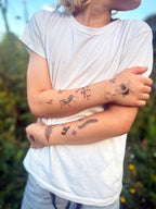 Temporary Bee Tattoos