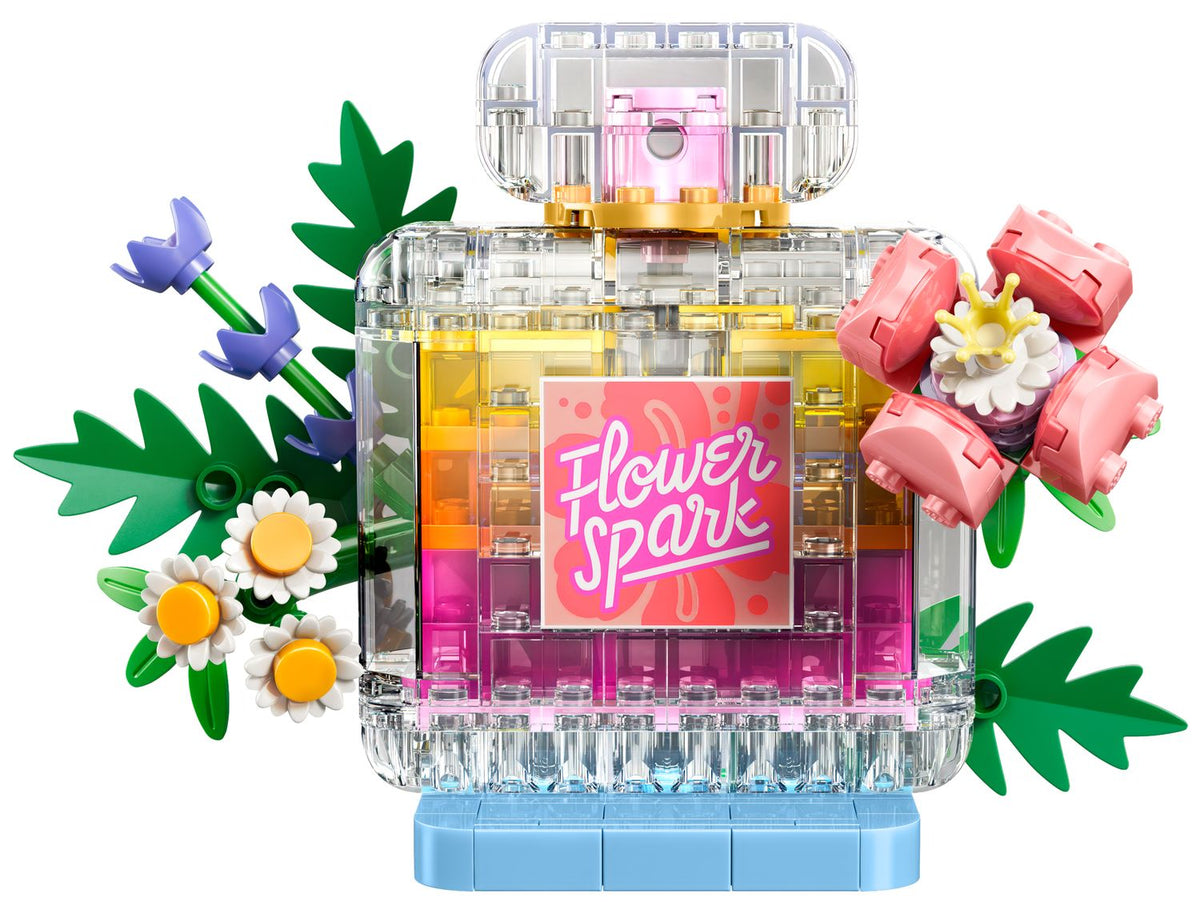 Floral Decor Perfume Bottle
