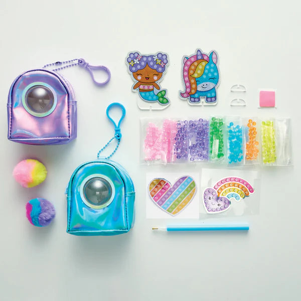 Bubble Gem Backpack Keychains Kit