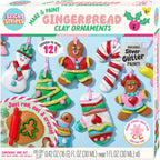 Make & Paint Gingerbread Clay Ornaments