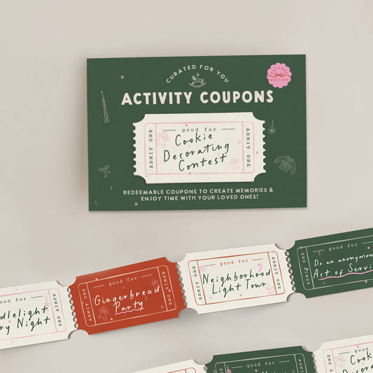 Mini Holiday Coupon Card – Festive Tear-Off Activities