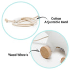 Pull Along Friends-Polar Bear - Wheeled Toy