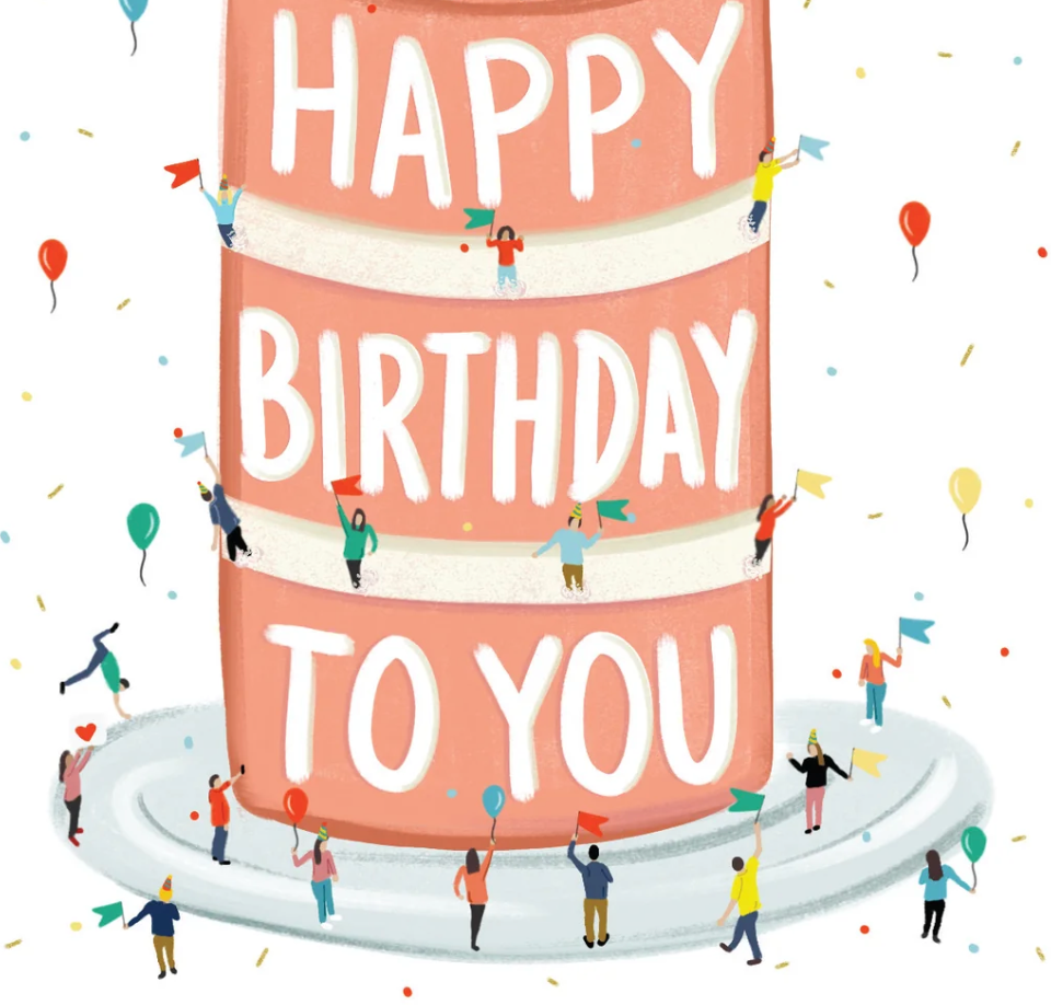 Birthday Cake Celebration Card