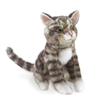 Mini Cat, Tabby Finger Puppet