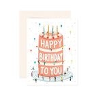 Birthday Cake Celebration Card