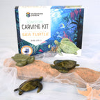 Sea Turtle Soapstone Carving Kit 