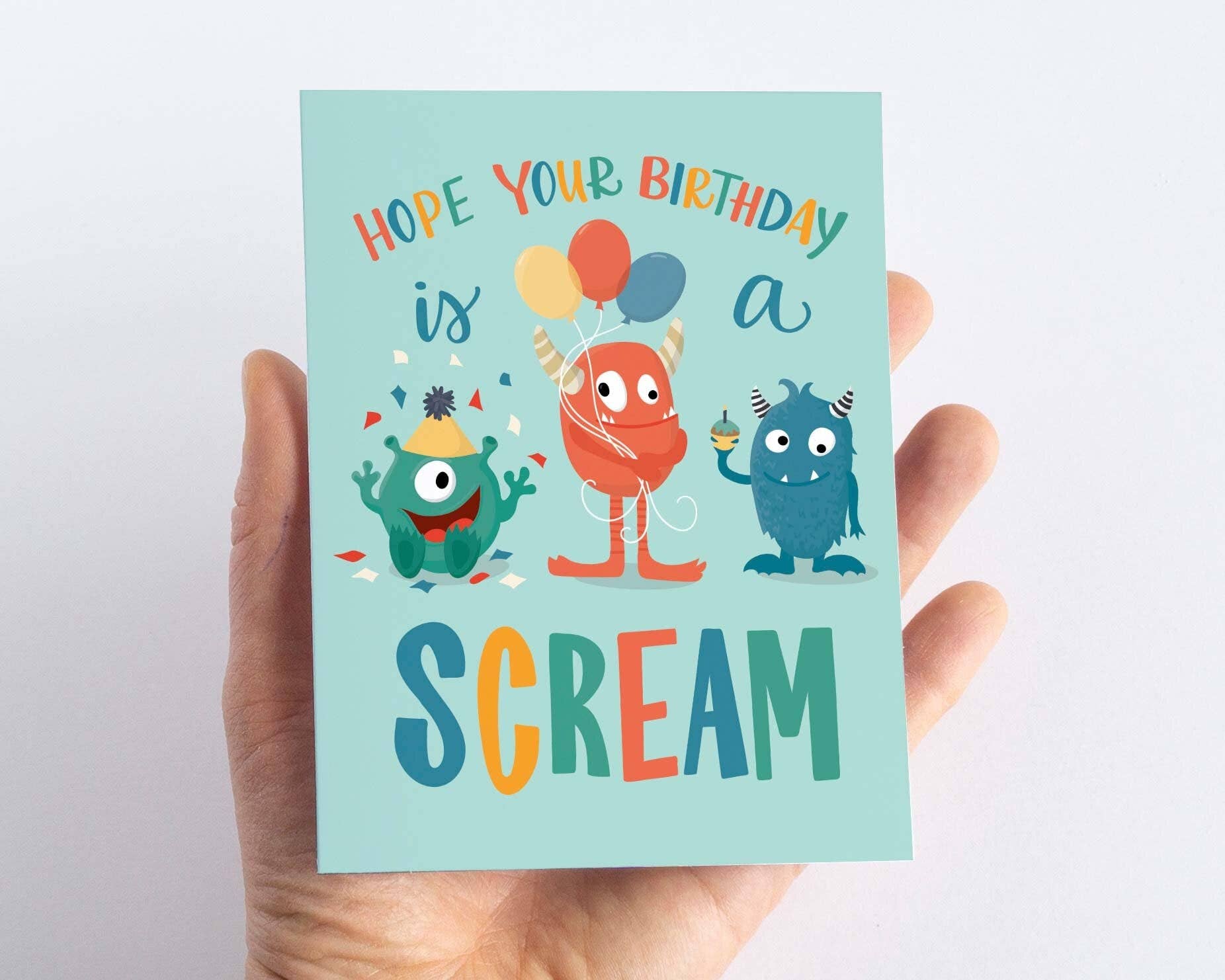 Hope Your Birthday is a Scream Birthday Card