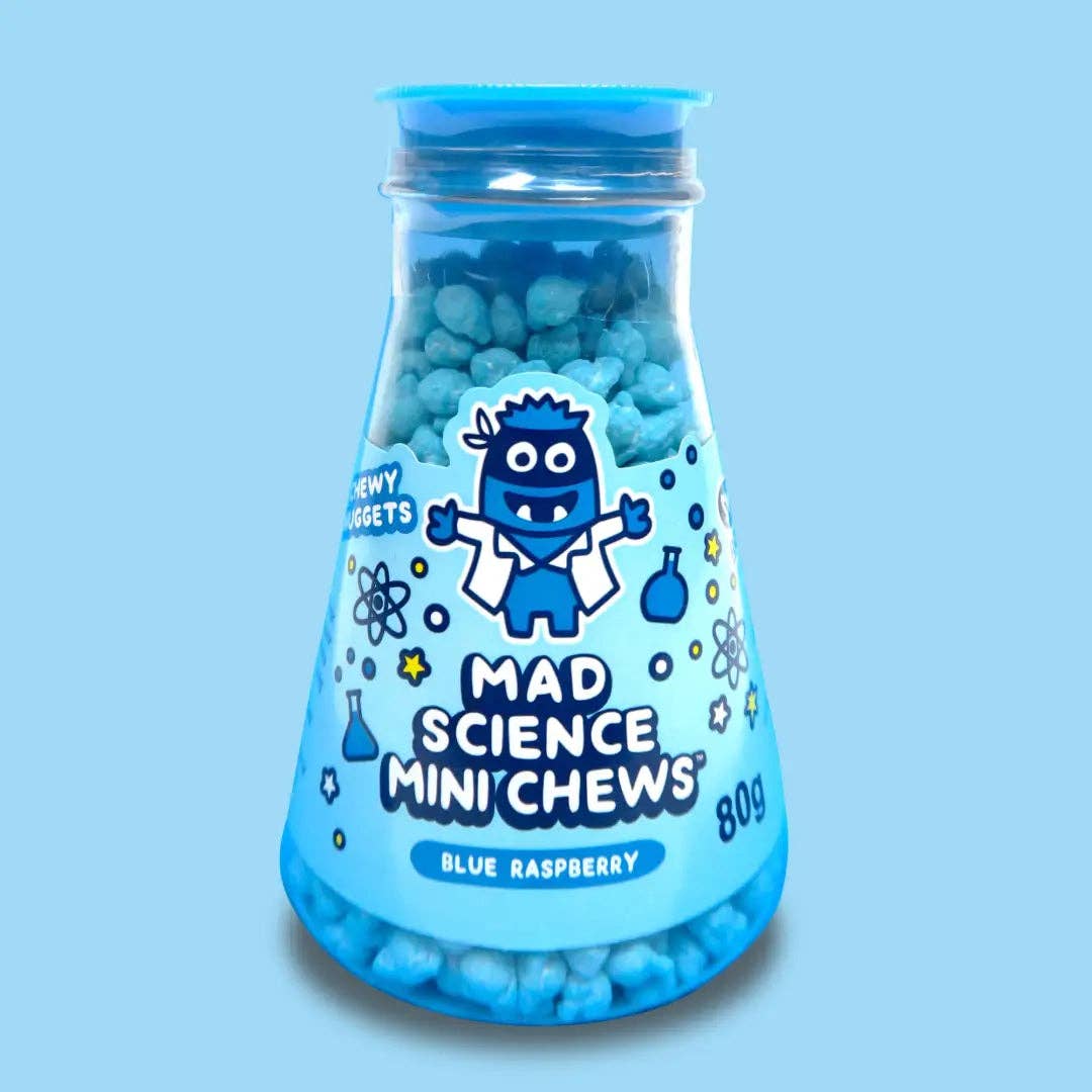 Fruity Mad Science Mini Chews 80g -case 12ct