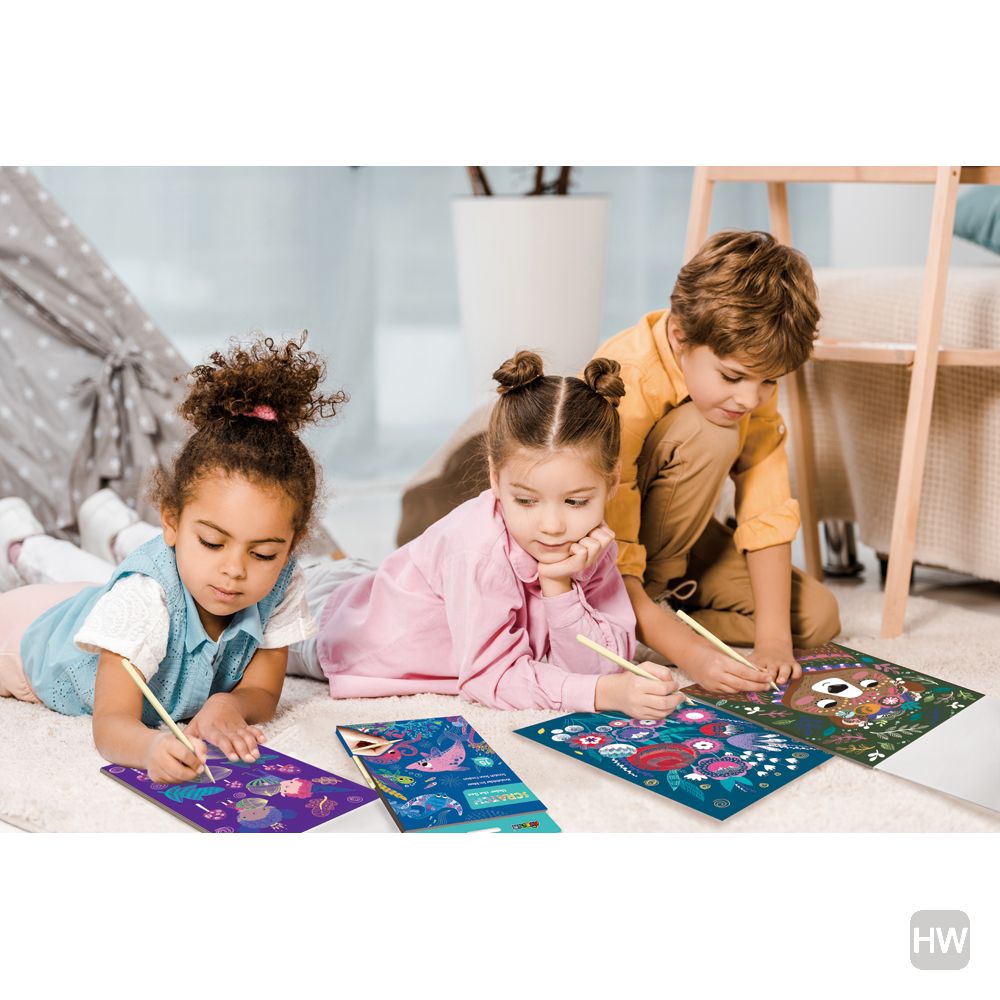 Scratch Large Book - Secret Garden