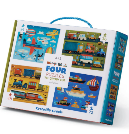 Four Puzzles / Vehicles