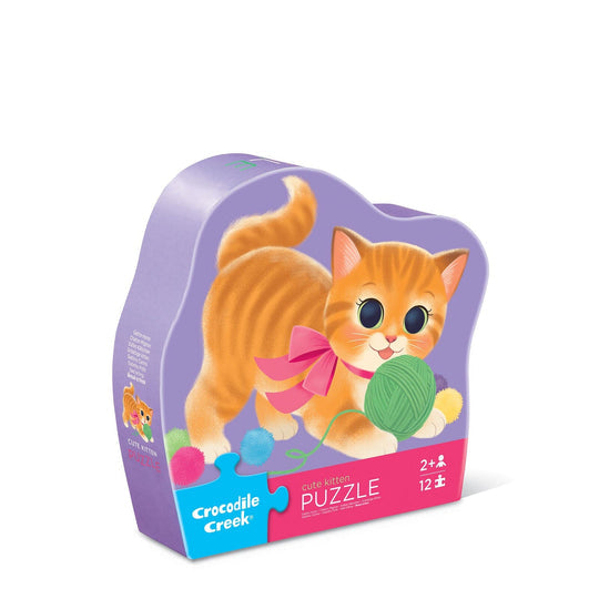 12-pc Mini Puzzle /Cute Kitten