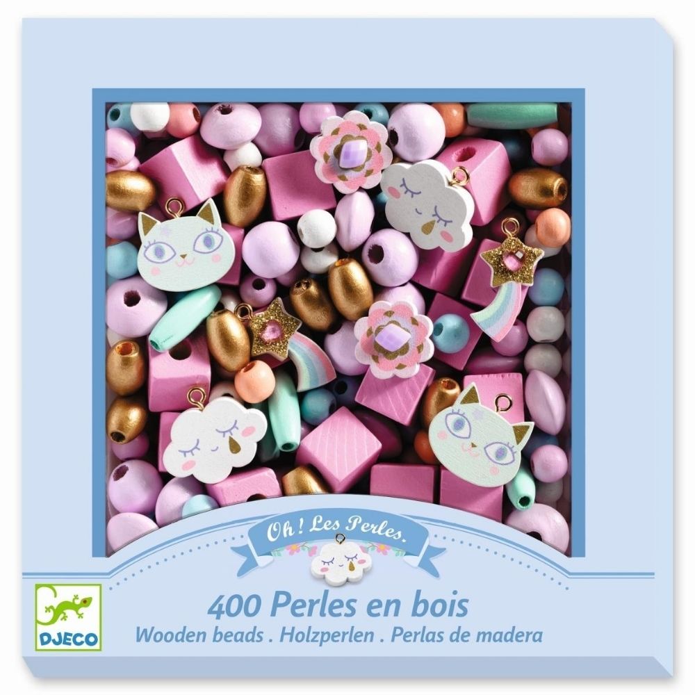 Wooden Beads / Rainbow