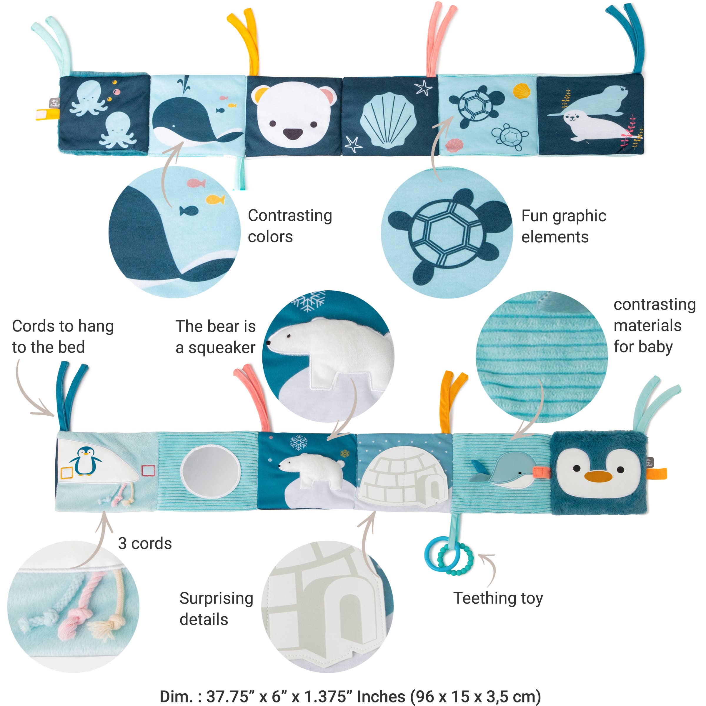 Soft Activity Book 2-in-1 - Ocean