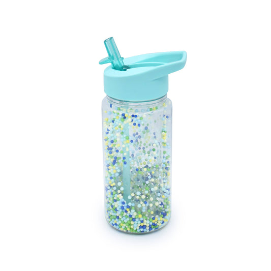 Double-Wall Water Bottle with Straw