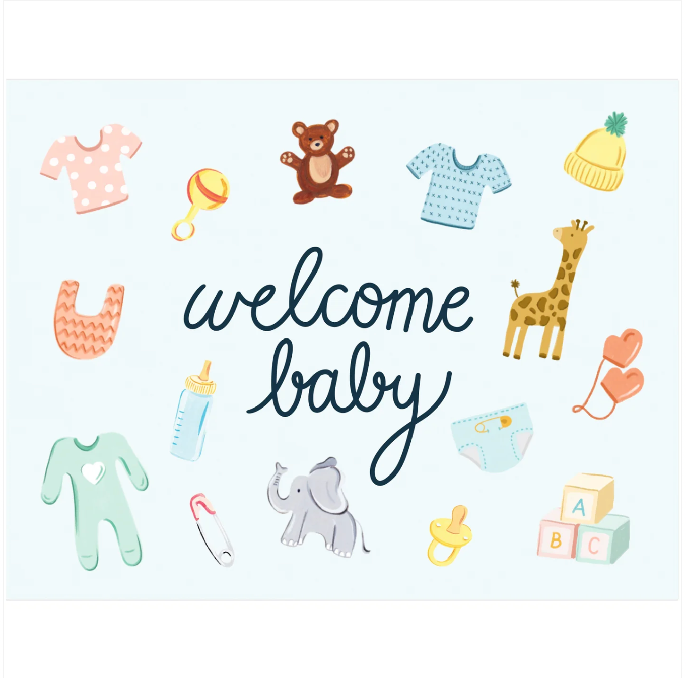 Welcome Baby Card