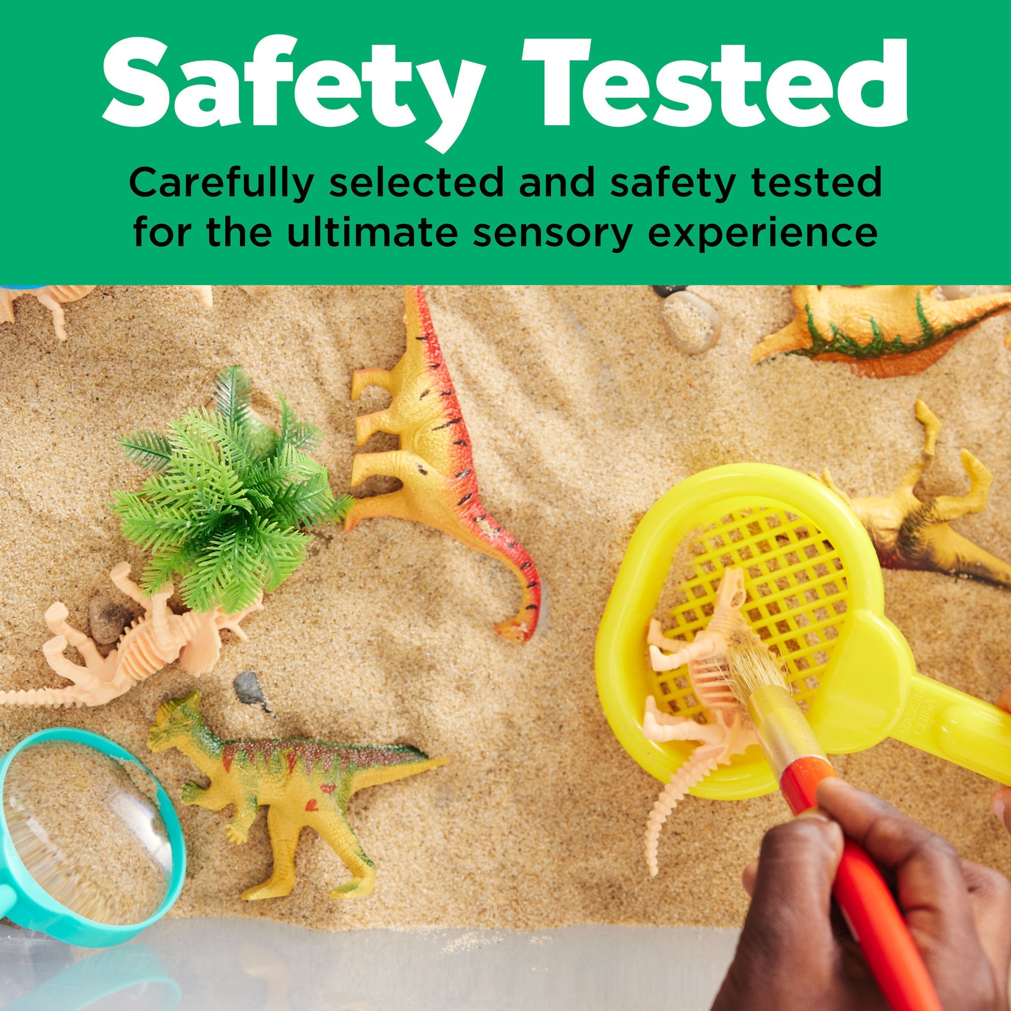 Sensory Bin Dinosaur Dig