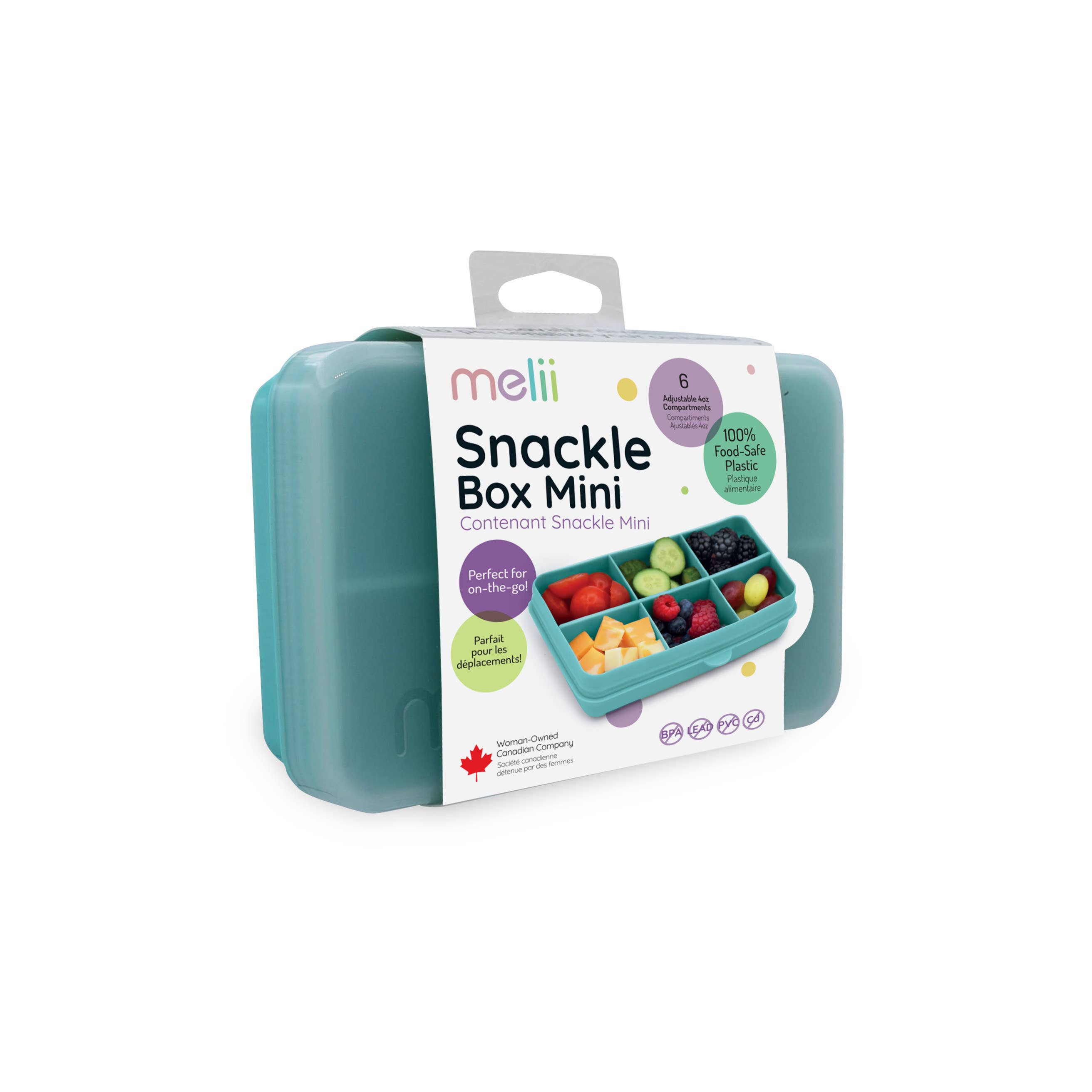 Mini Snackle Box - 6 Compartment