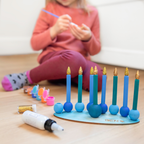 DIY Hanukkah Menorah Kit – Kids’ Wooden Craft Activity