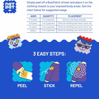 NATPAT BuzzPatch - Mosquito & Insect Repellent Stickers