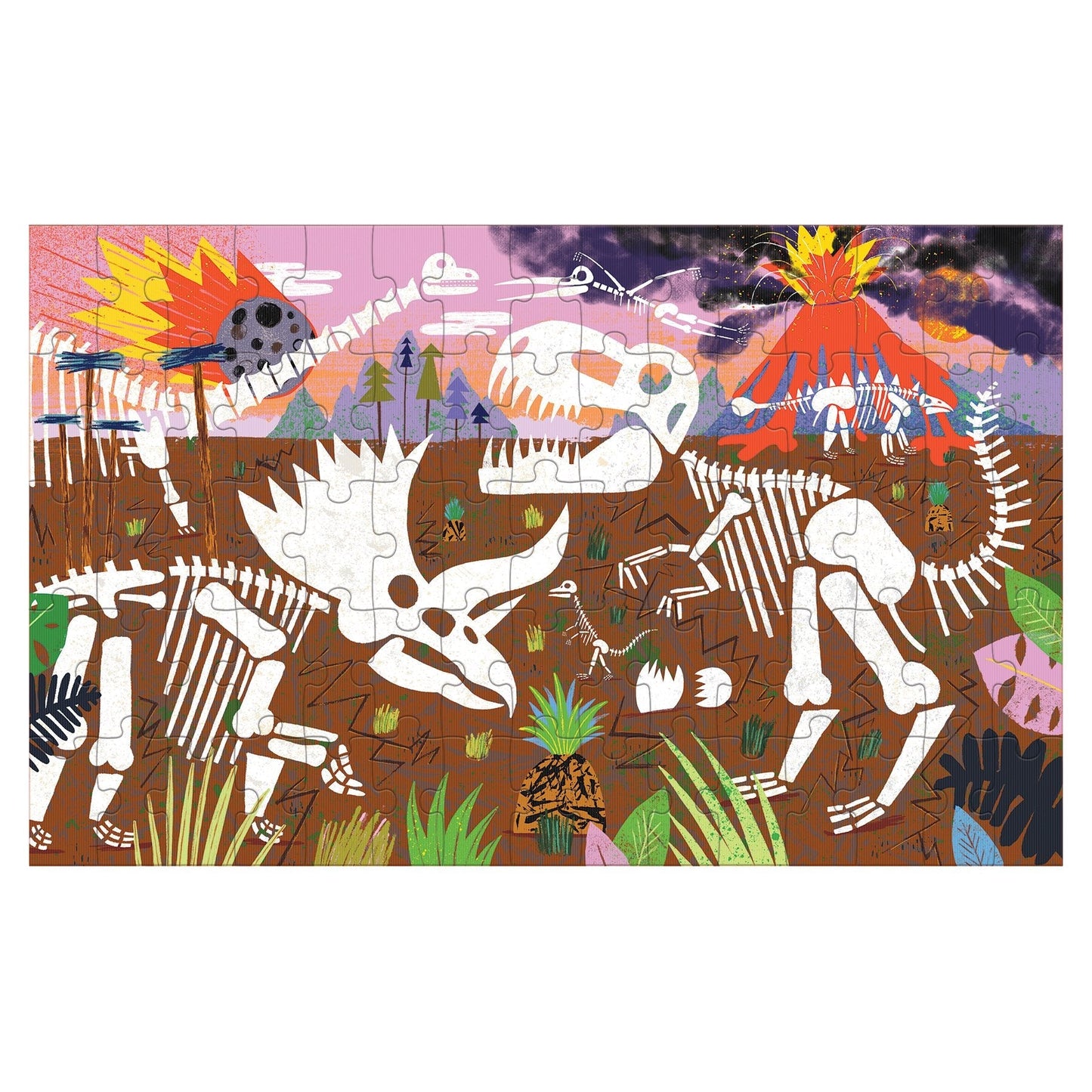 Dinosaur Roar 75 Piece Lenticular Puzzle