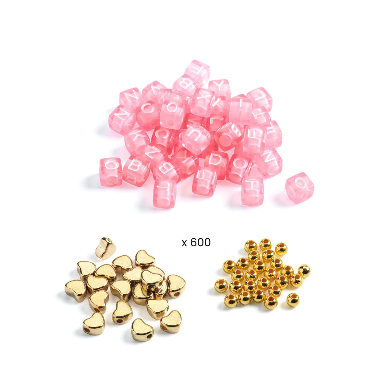 Alphabet Beads / Gold