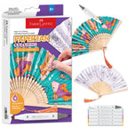 Paper Fan Coloring - Koi Fish