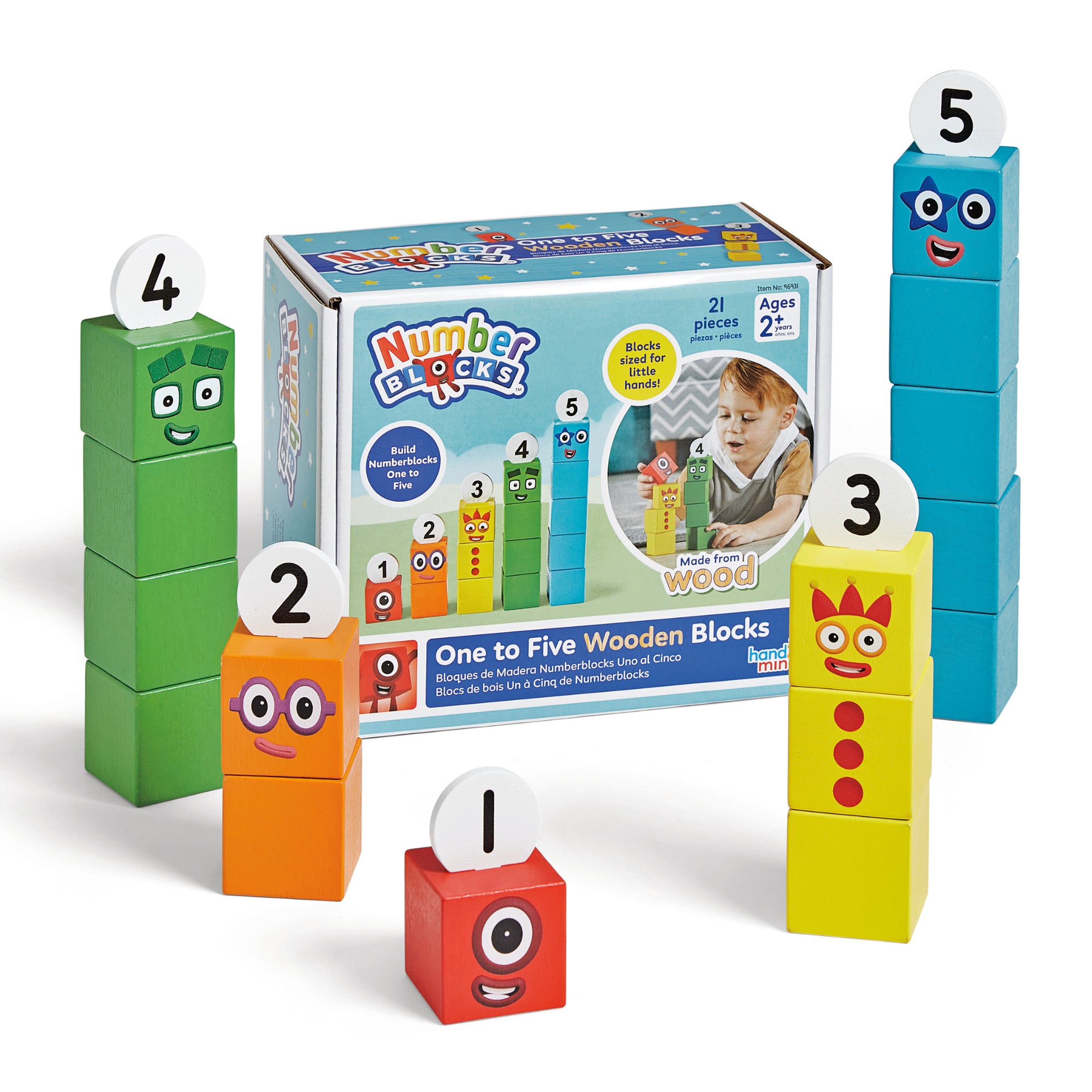 Numberblocks 1-5 Wooden Blocks