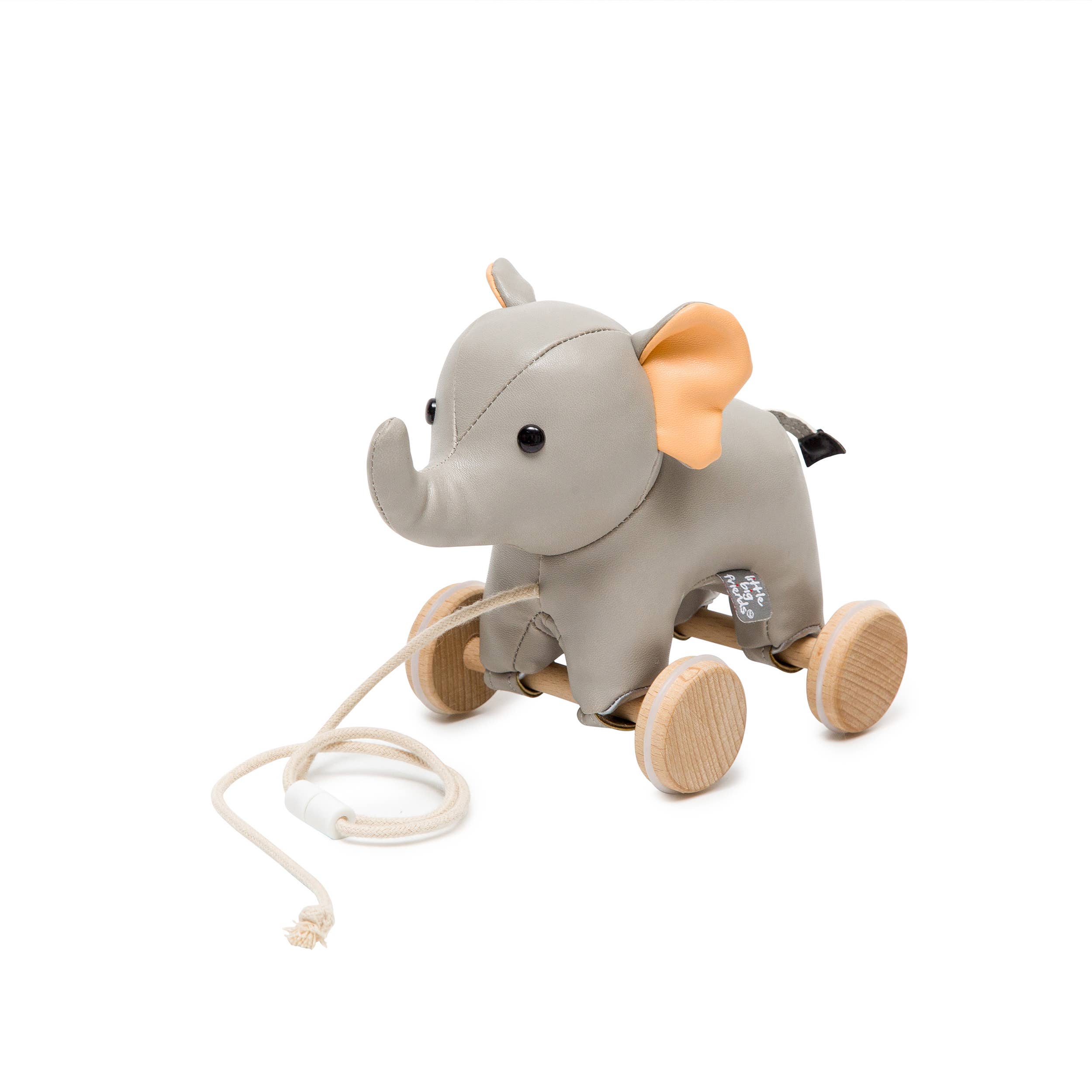Pull Along Friends - Elephant - Wheeled Toy