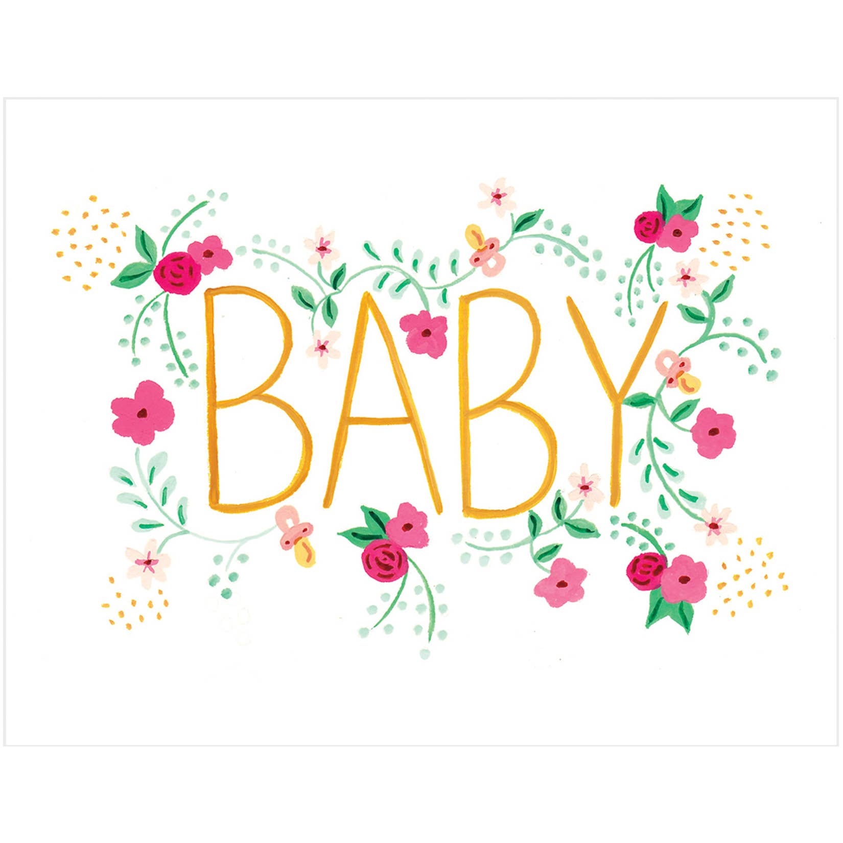 Pink Baby Card