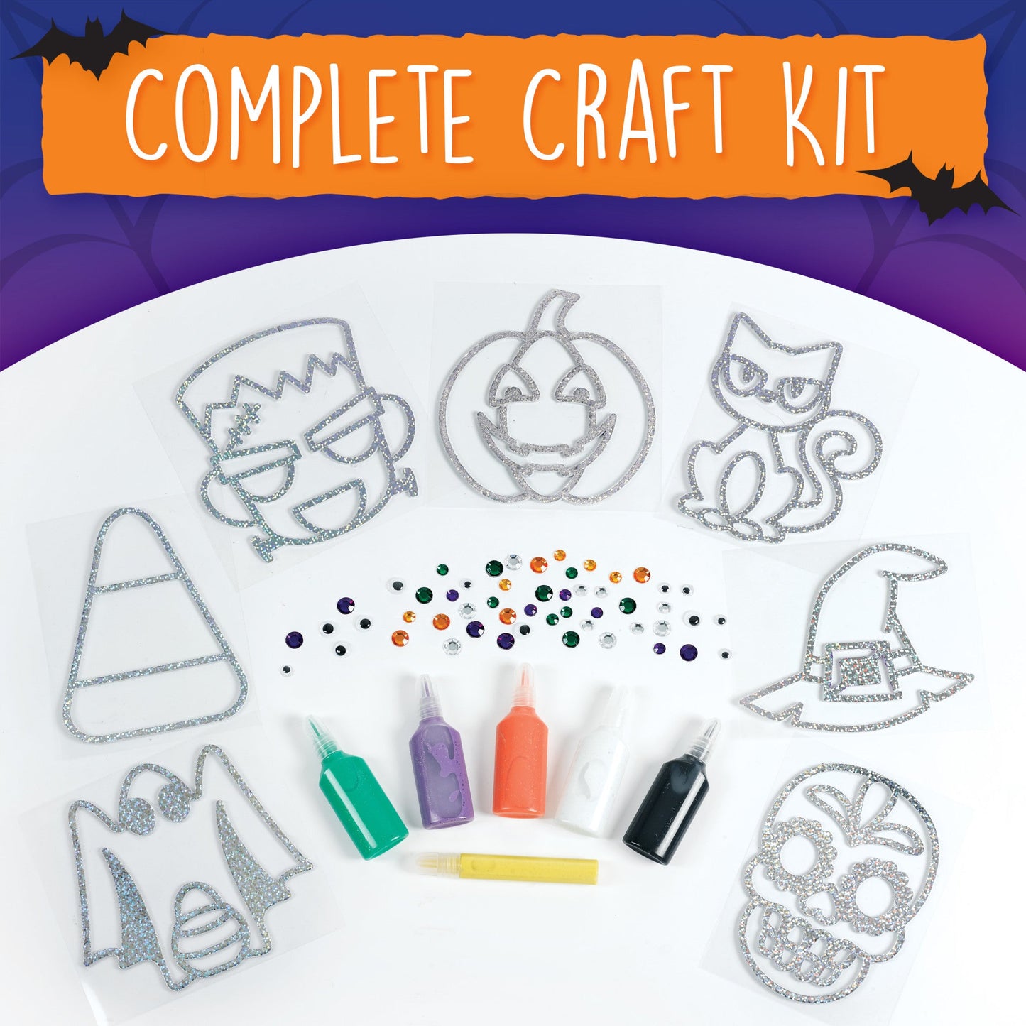 Halloween Easy Sparkle Window Art