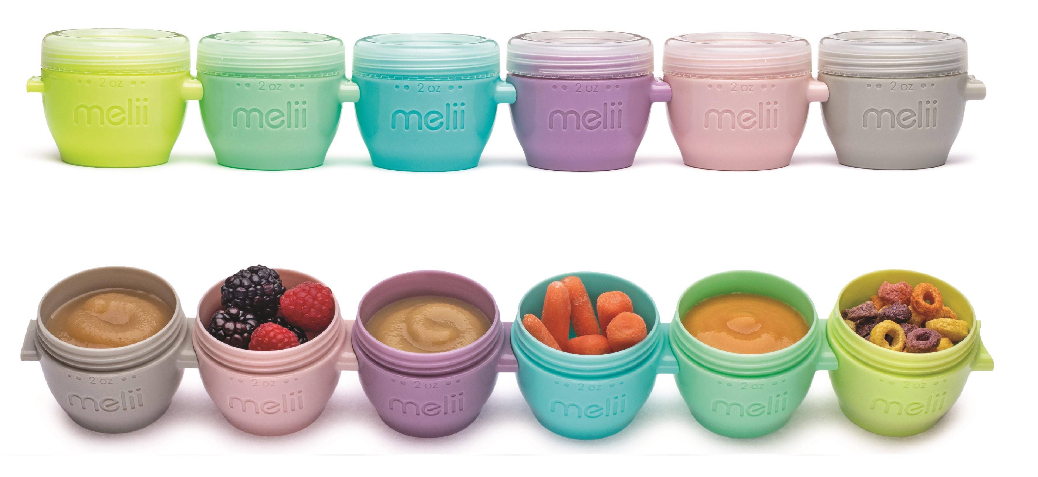 2oz Snap & Go Pods - 6 Freezer & Snack Containers