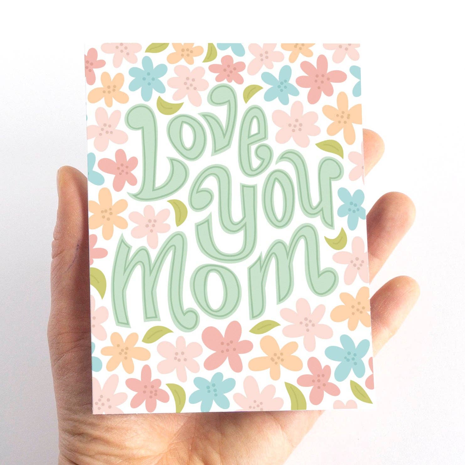 Cute Floral Card for Mom