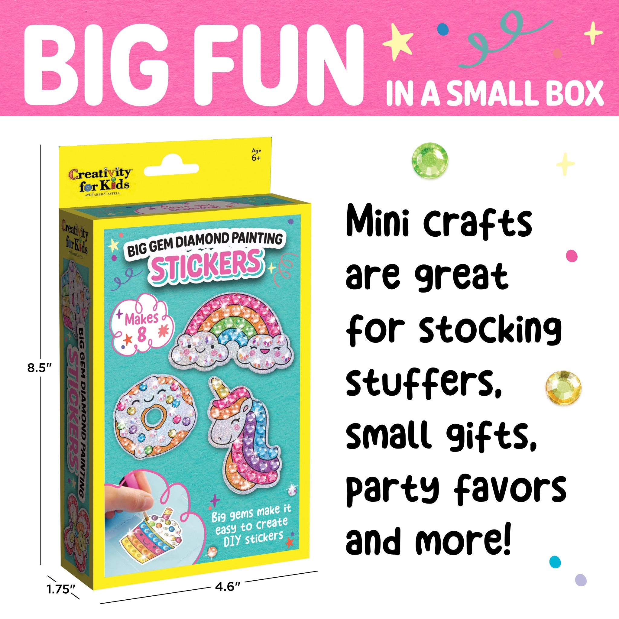 Big Gem Diamond Painting Stickers