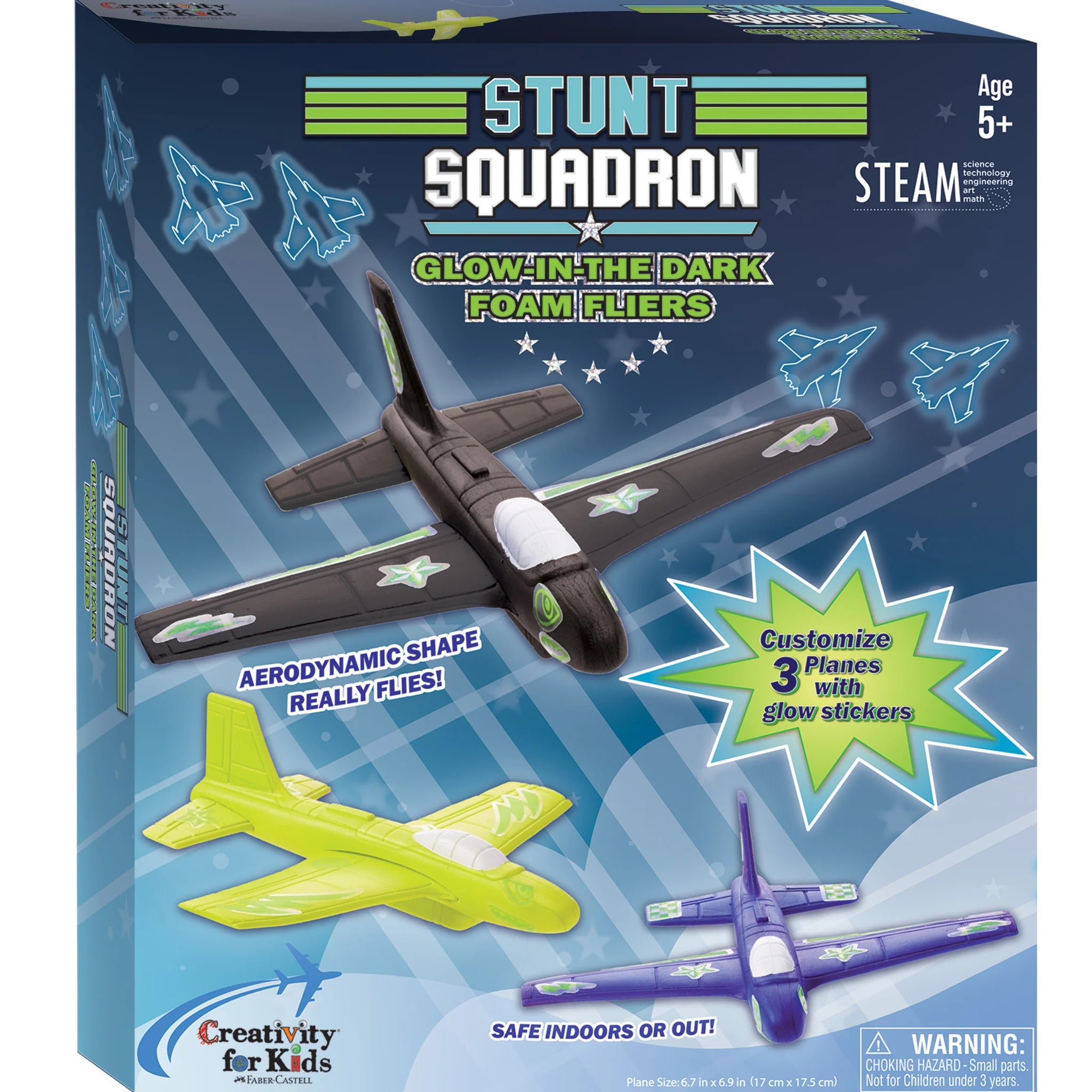 Stunt Squadron - Glow in the Dark - Foam Fliers