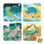 4 In 1 Progressive Puzzles - Dinosaurs