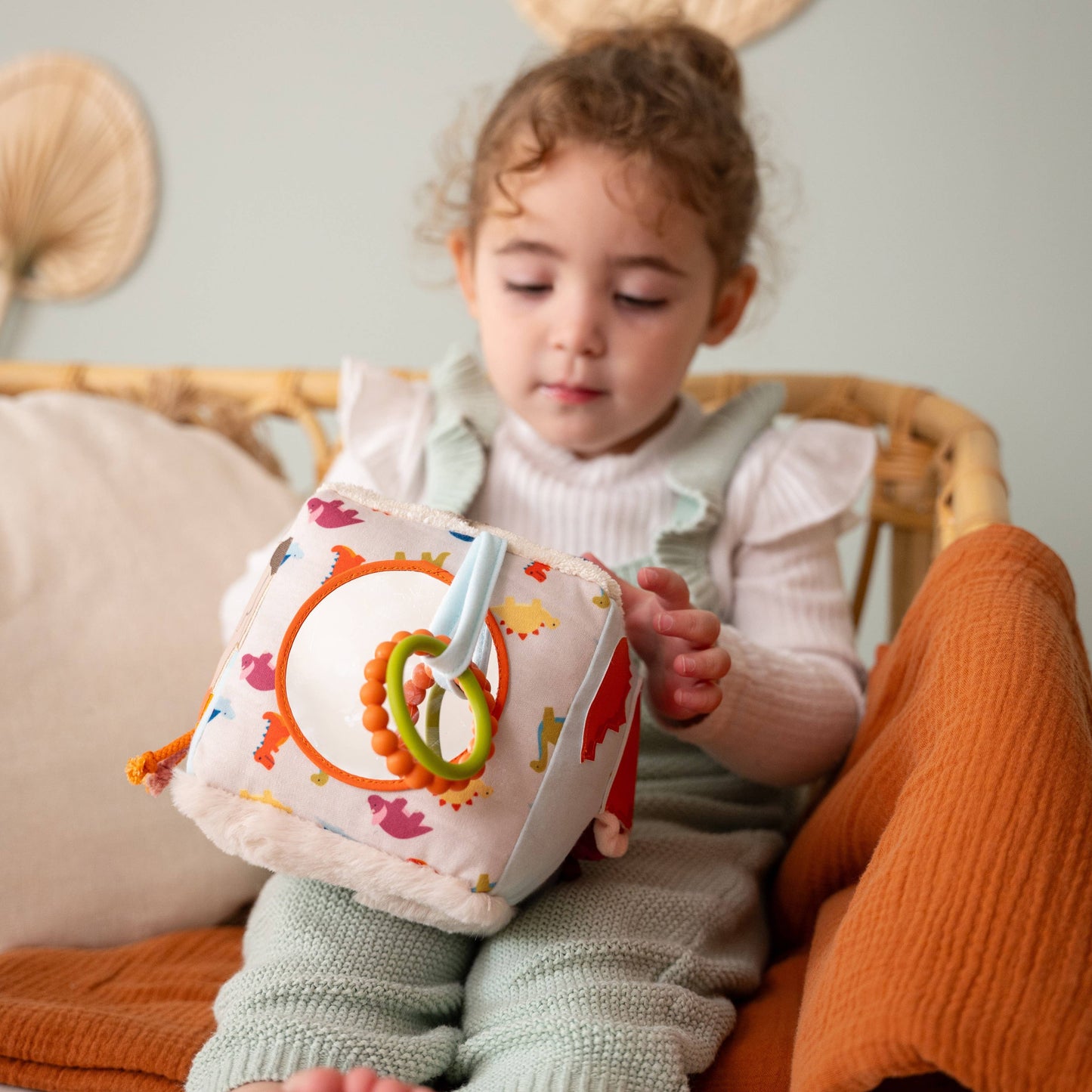 Soft Activity Cube - Dino - Sensory Toy
