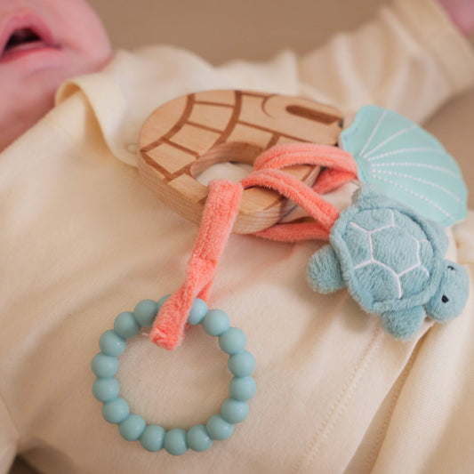 Wooden rattle - Ocean | Sensory Toy