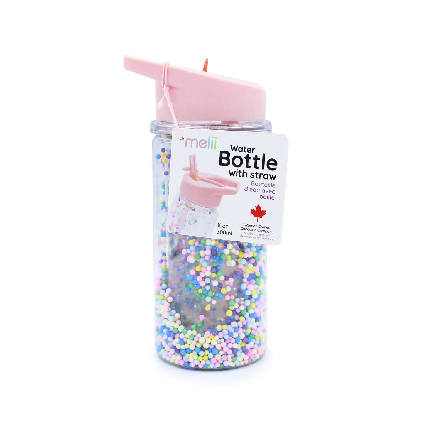 Double-Wall Water Bottle with Straw