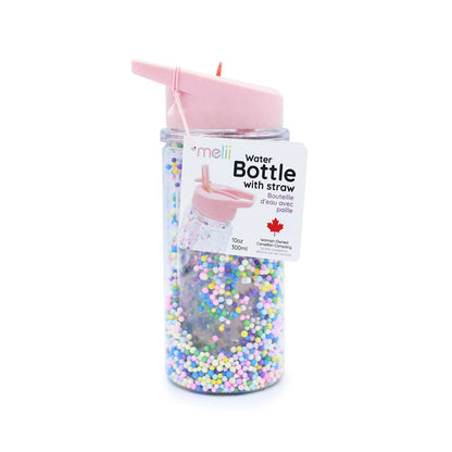 Double-Wall Water Bottle with Straw