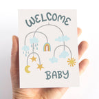 Gender-Neutral Welcome Baby Shower Card