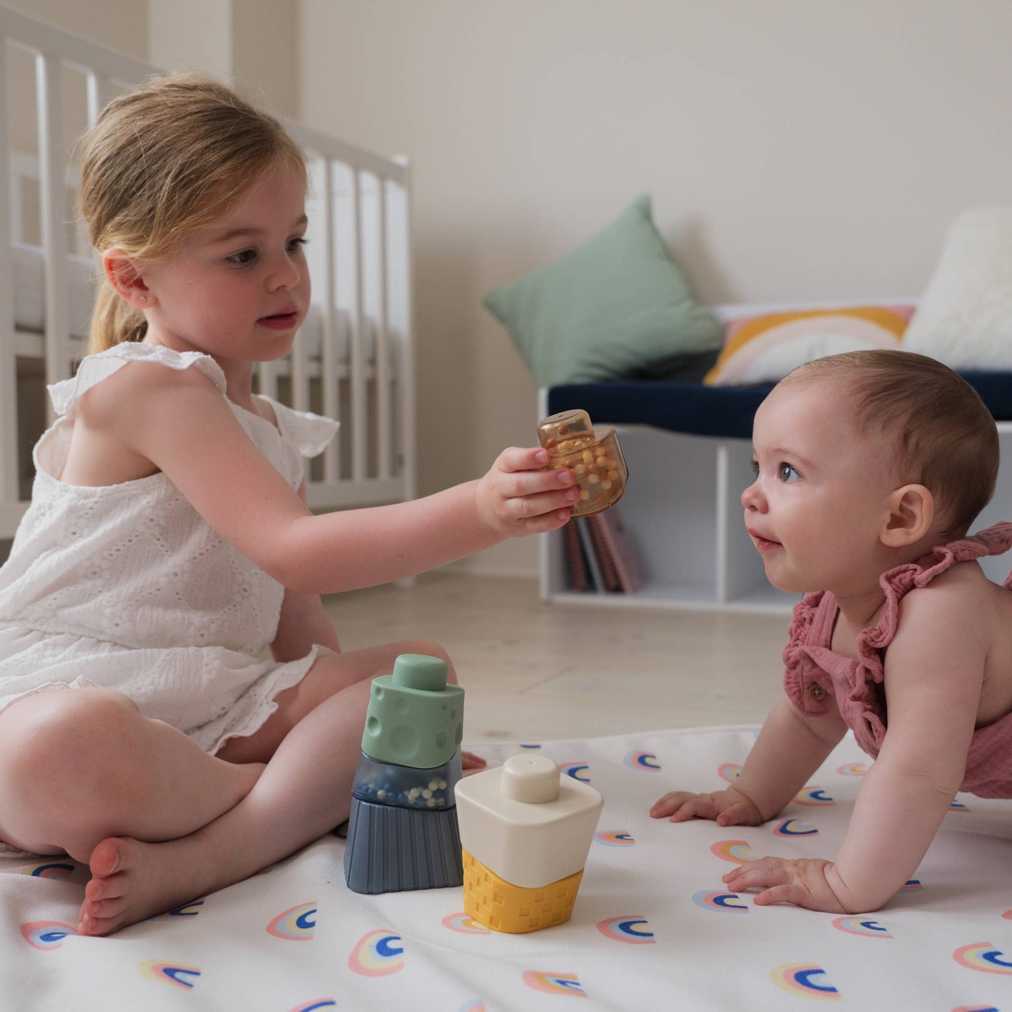Sensory Stacking Tower - Activity Toy
