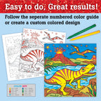Color by Number - T-Rex Foil Fun