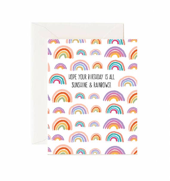 Hope Your Birthday Is All Sunshine & Rainbows!