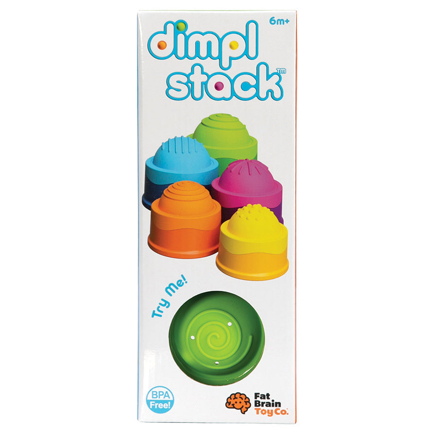 Dimpl Stack Sensory Toy for Toddlers