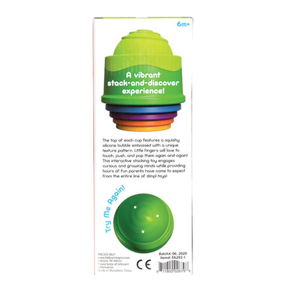 Dimpl Stack Sensory Toy for Toddlers